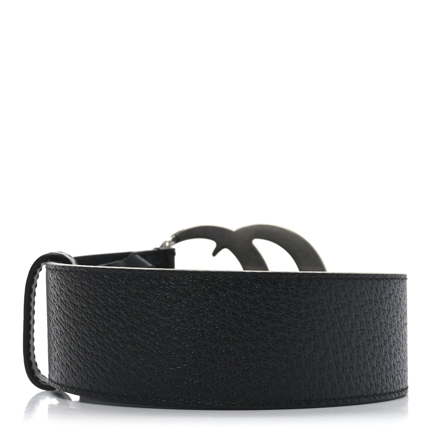 Gucci Textured Calfskin Double G 40mm Belt 90 36 Black 2 of 7