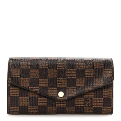 Louis Vuitton Damier Ebene Sarah Wallet NM 1 of 7