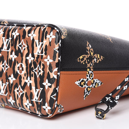 Louis Vuitton Monogram Giant Jungle Neverfull MM Black 9 of 10