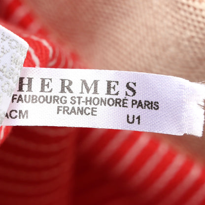 Hermes Toile H Canvas Under The Waves Drawstring Duffle Bag 6 of 10