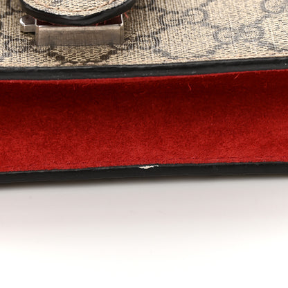 Gucci GG Supreme Monogram Mini Dionysus Shoulder Bag Hibiscus Red 14 of 19
