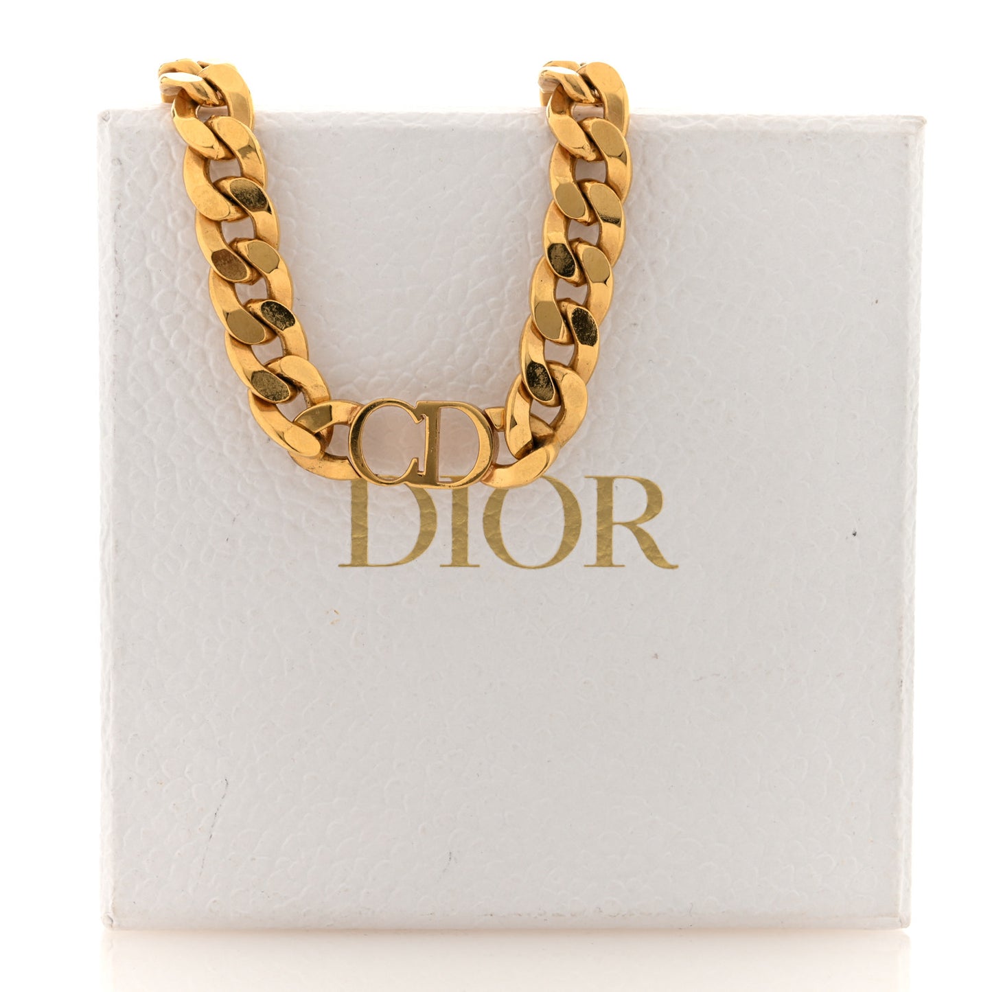 Metal Danseuse Etoile Chain Choker Necklace Gold
