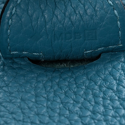 Hermes Taurillon Clemence Evelyne III GM Turquoise 7 of 10