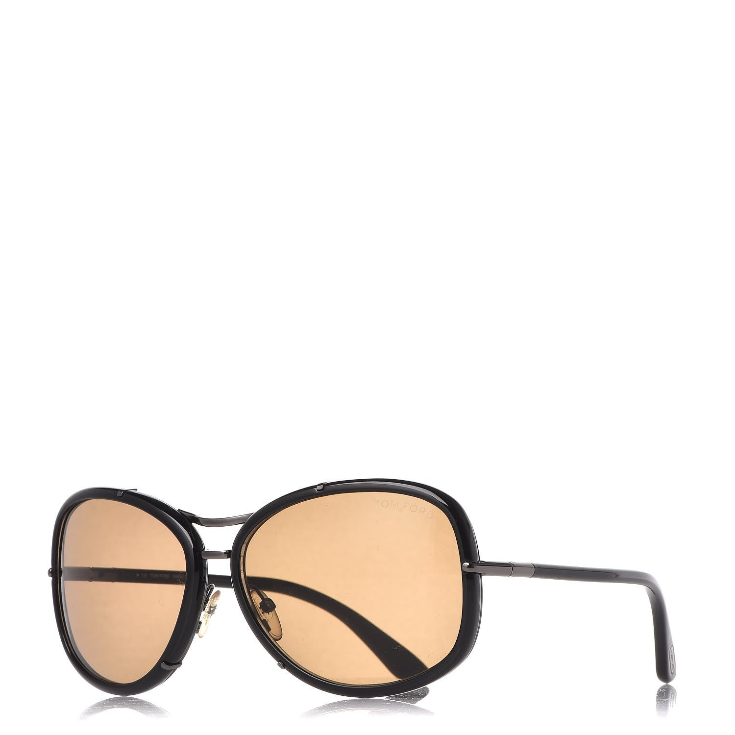 Tom Ford Elle Aviator Sunglasses TF135 Black 1 of 7