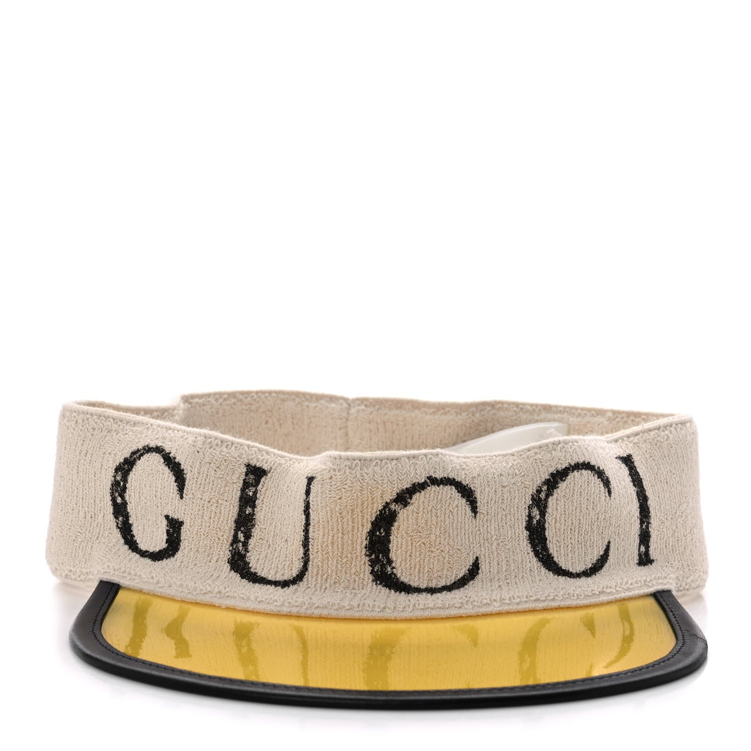 Gucci Vinyl Logo Visor M Yellow 3 of 7