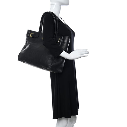 Mulberry Natural Leather Bayswater Tote Black 2 of 17