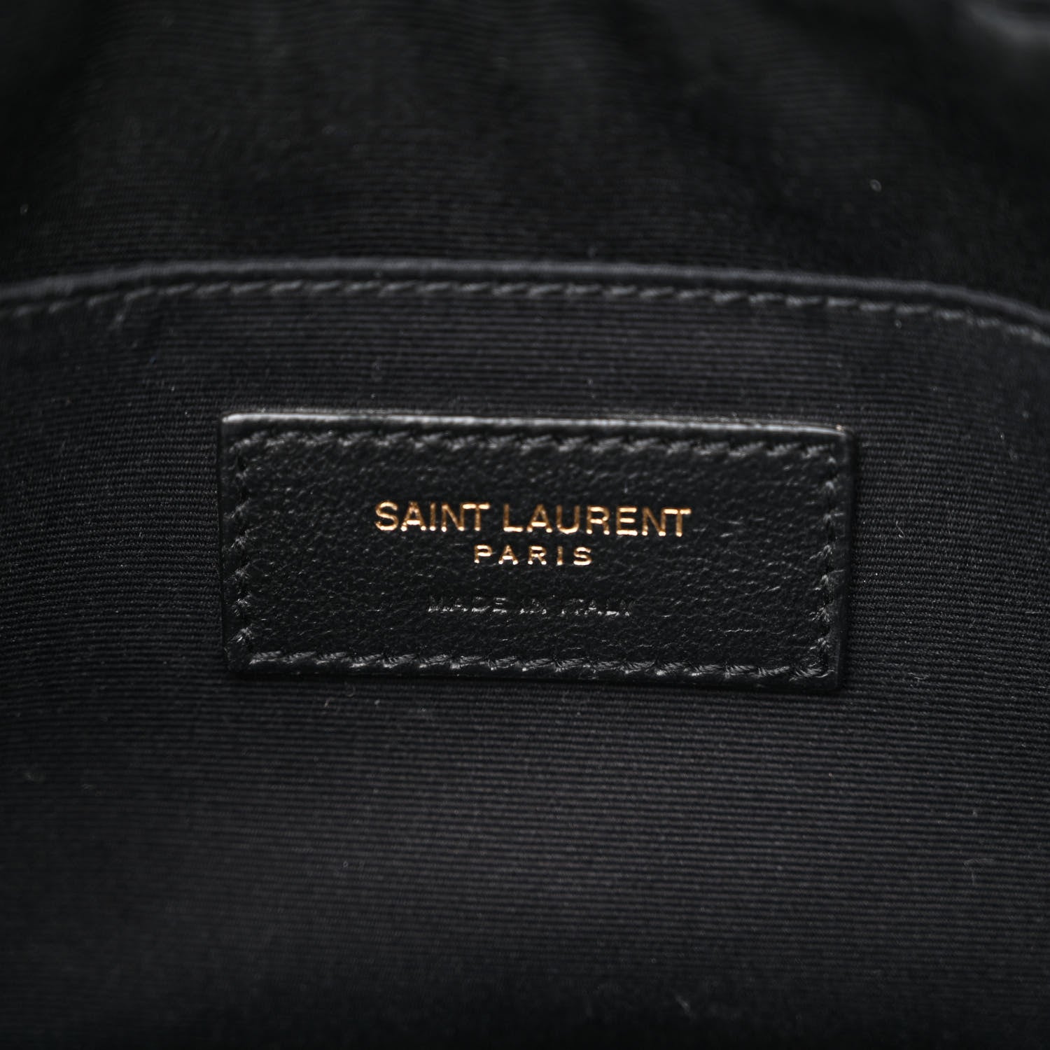Saint Laurent Calfskin Matelasse Monogram Lou Camera Bag Black 6 of 10