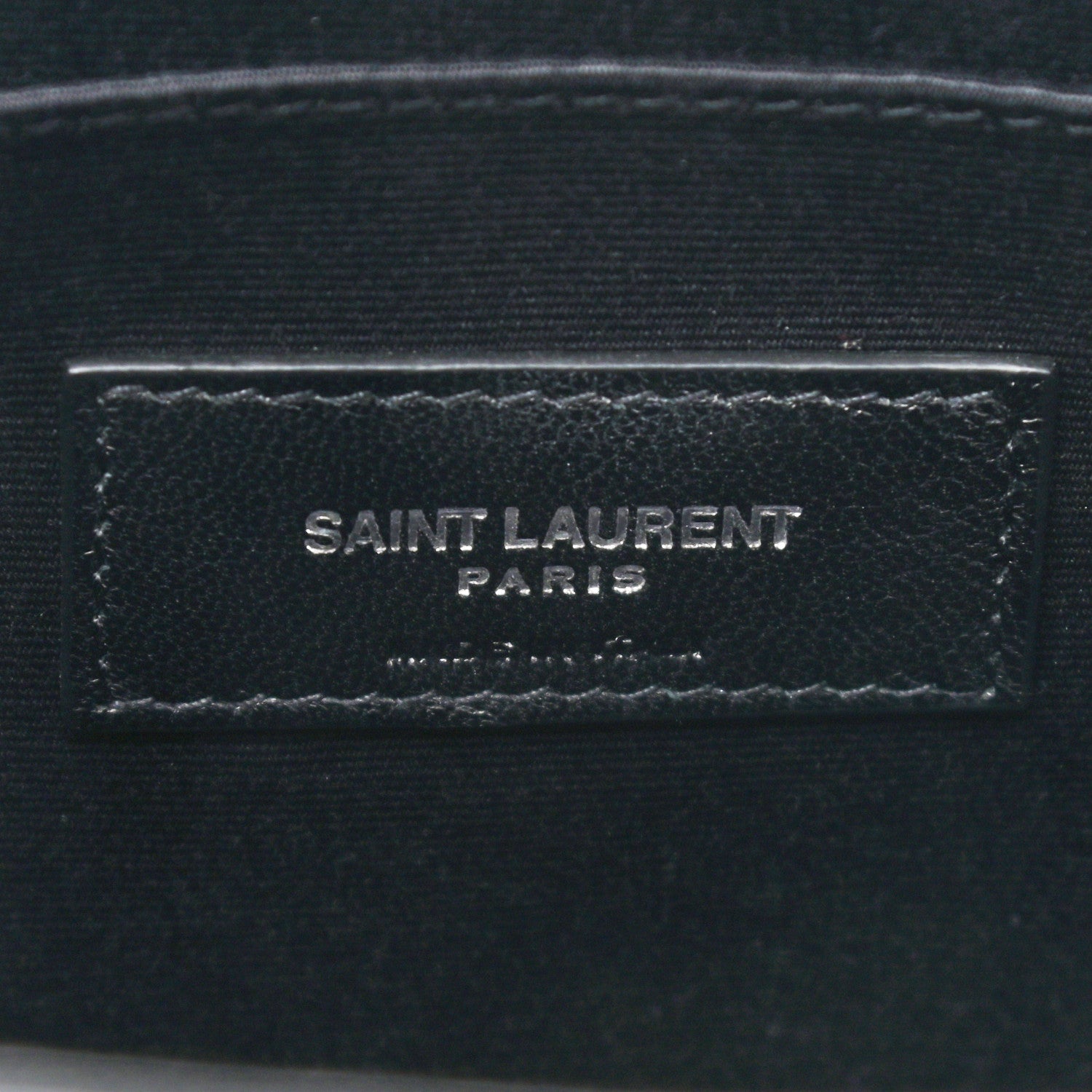 Saint Laurent Calfskin Crocodile Embossed Large Jane Tote Bag Black 6 of 10