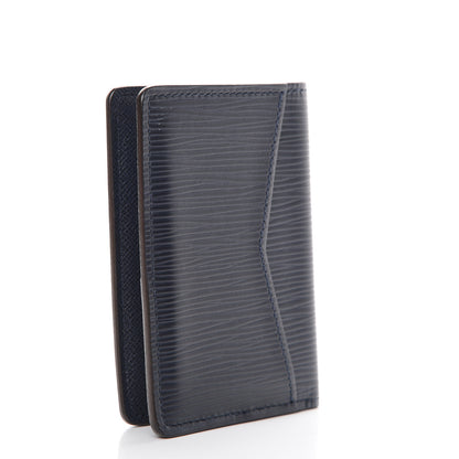 Louis Vuitton Epi Pocket Organizer Blue Marine 2 of 7