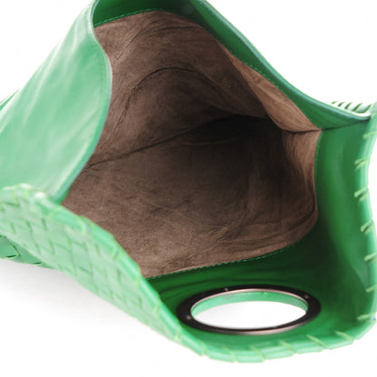 Bottega Veneta Nappa Intrecciato Turnlock Clutch Green 5 of 7