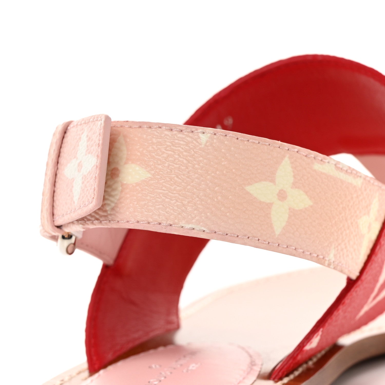 Louis Vuitton Monogram Giant Sandals 38.5 Rouge 16 of 25