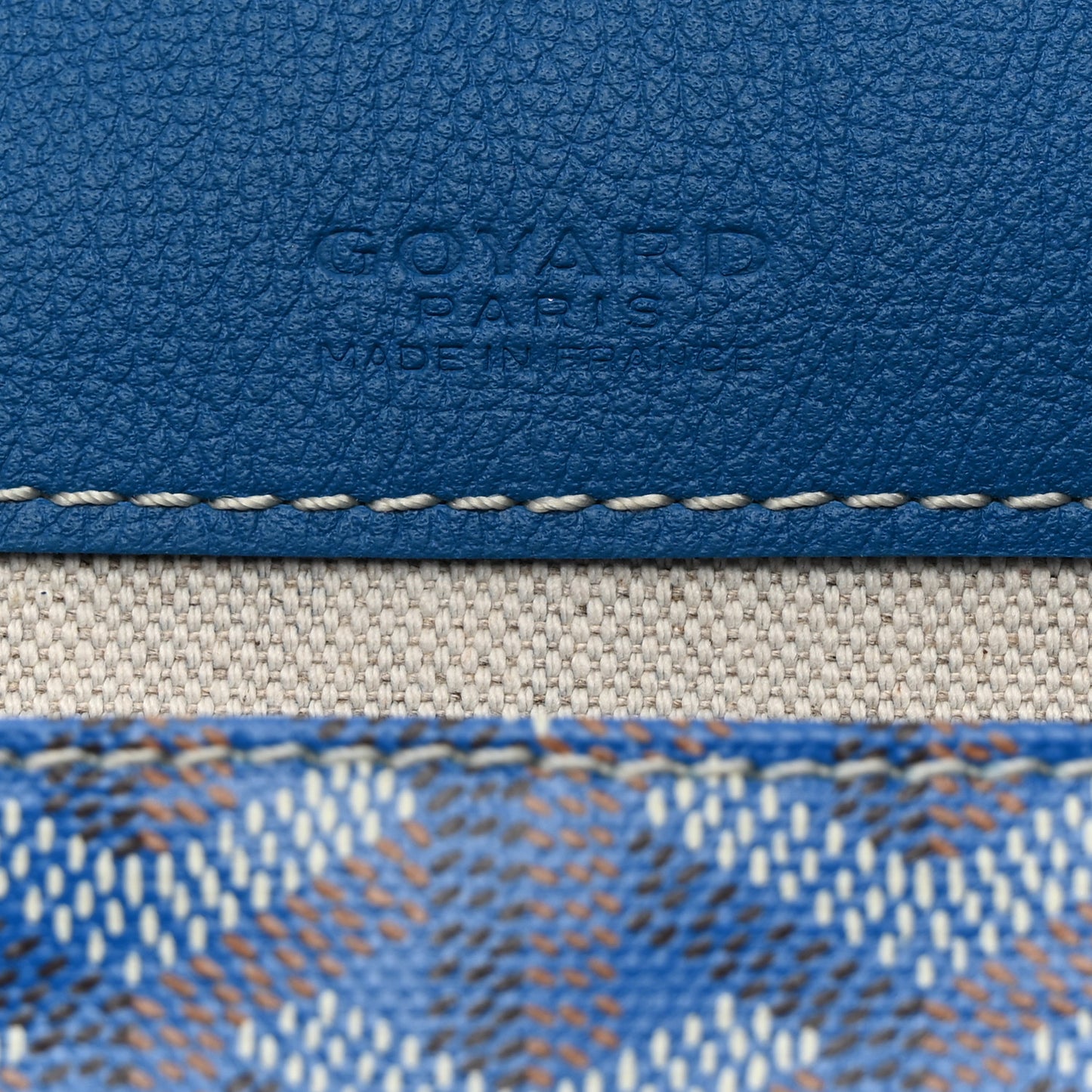 Goyardine Pouch Sky Blue