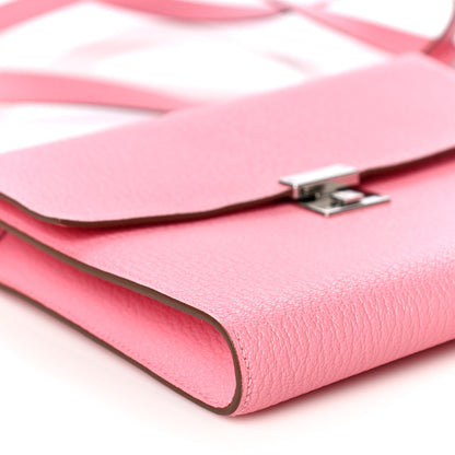 Hermes Chevre Mysore Clic 16 Wallet Rose Ete 8 of 10