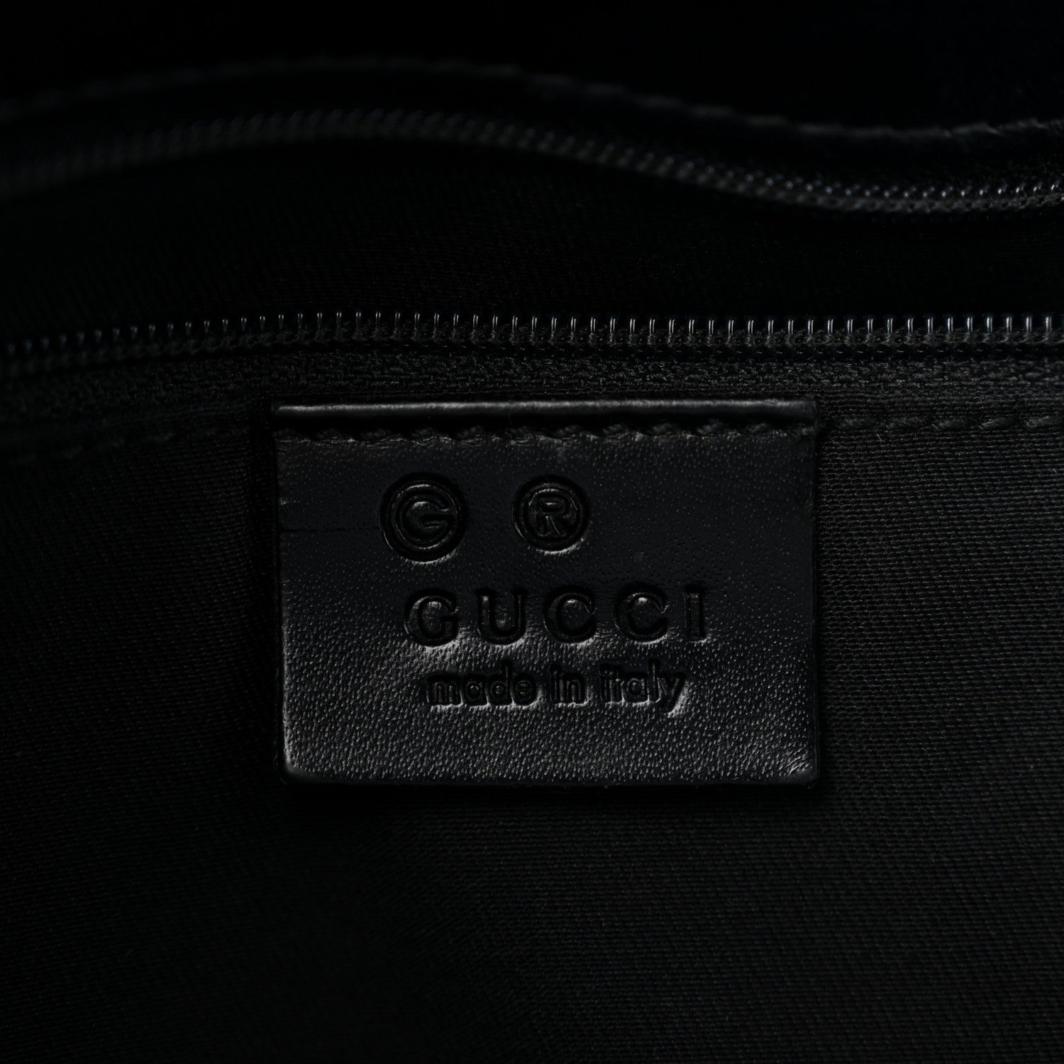 Gucci Nylon Monogram Tote Bag Black 6 of 12