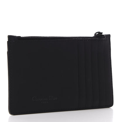 Christian Dior Ultra Matte Calfskin Studded Diorama Card Holder Black 3 of 9
