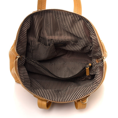 Fendi Vitello Dolce Marmol Large Chameleon Tote Yellow 5 of 18