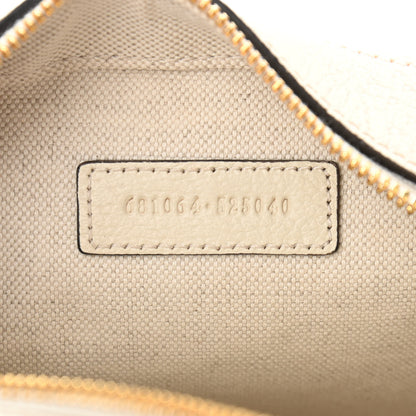 Gucci GG Supreme Monogram Textured Calfskin Web Small Ophidia Camera Bag Beige Ebony Mystic White 7 of 11