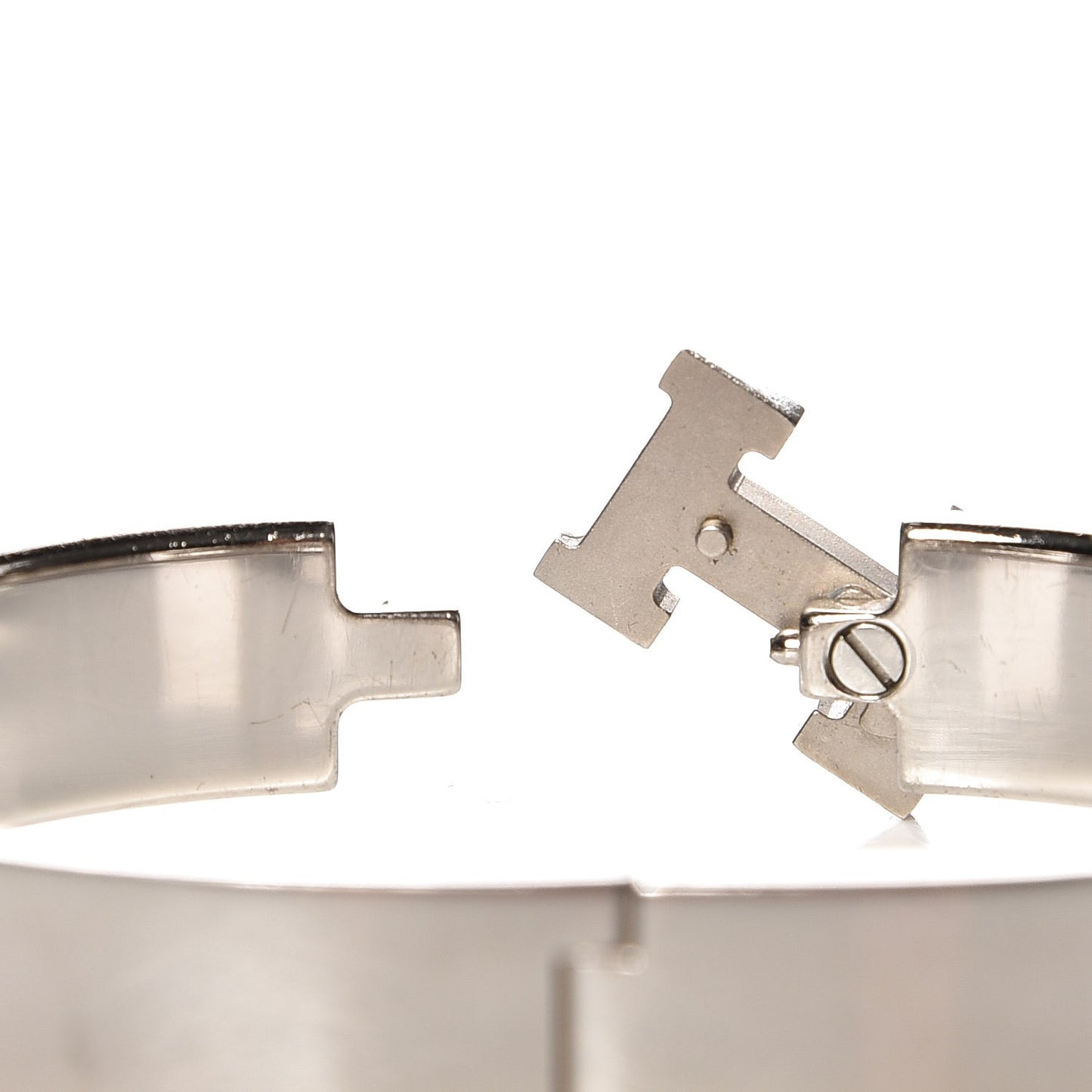 Enamel Narrow Clic Clac H Bracelet PM Orange