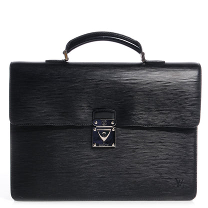 Louis Vuitton Epi Robusto 1 Compartment Briefcase Black 1 of 7