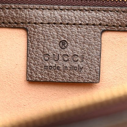 Gucci GG Supreme Monogram Web Medium Ophidia Boston Brown 6 of 10