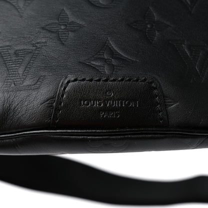 Louis Vuitton Calfskin Monogram Shadow Discovery Bumbag Black 10 of 11