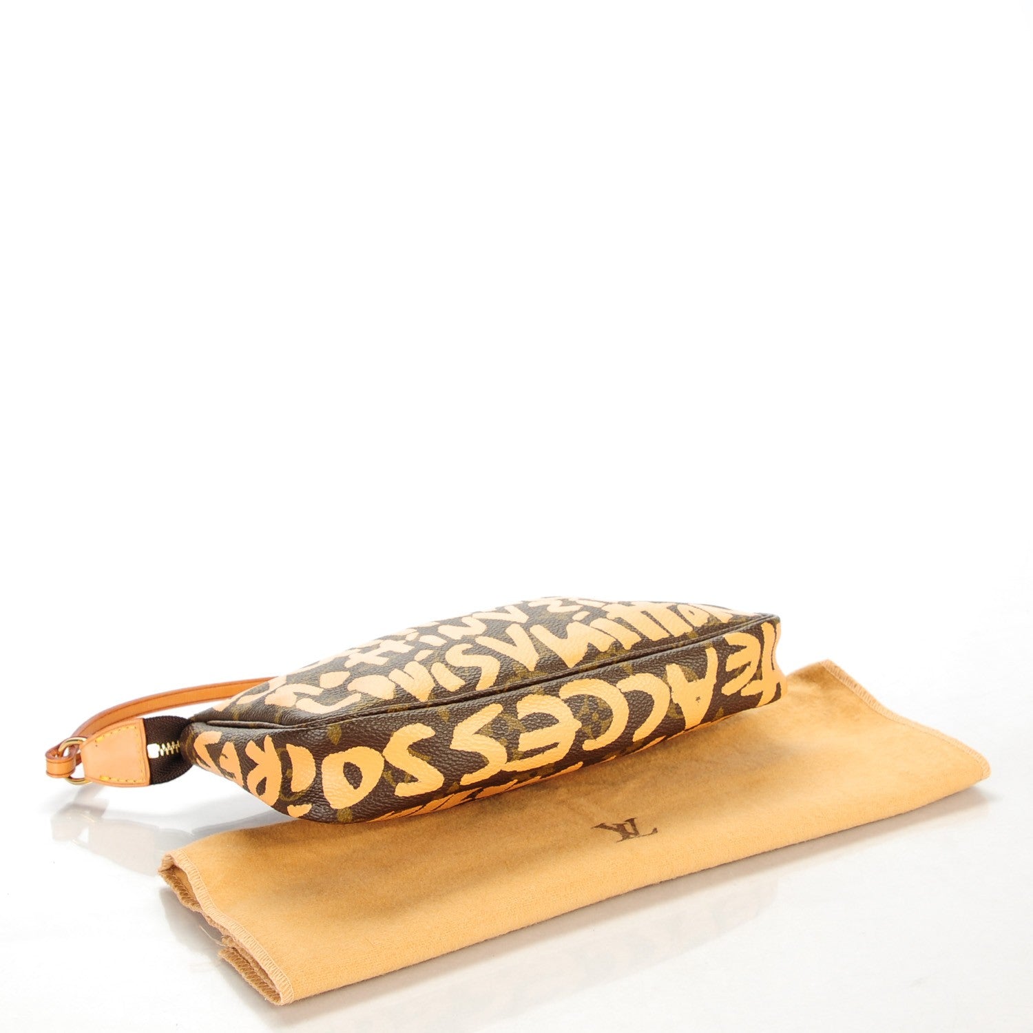 Louis Vuitton Monogram Graffiti Pochette Accessories Peach 4 of 7