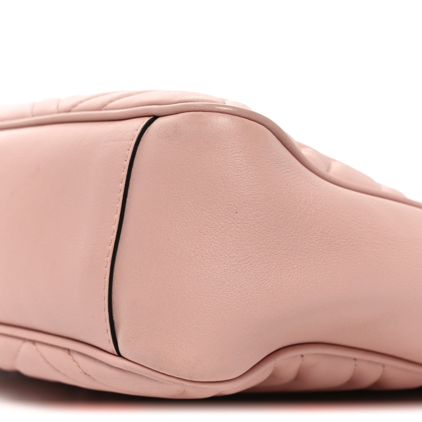 Calfskin Matelasse Medium GG Marmont Open Top Shoulder Bag Perfect Pink