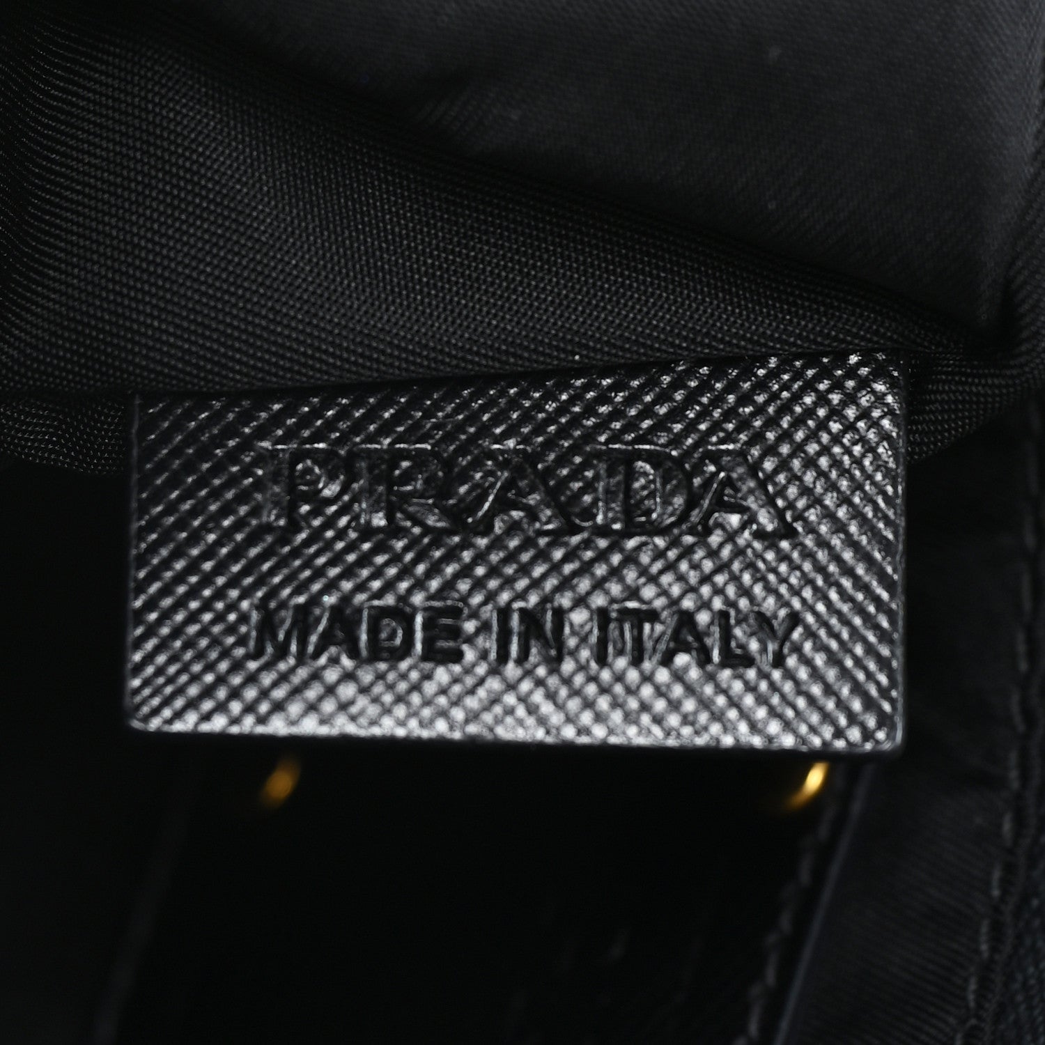 Prada Tessuto Nylon Saffiano Shopping Tote Black 7 of 11