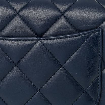 Chanel Lambskin Quilted Small Trendy CC Flap Dual Handle Bag Navy 12 of 12