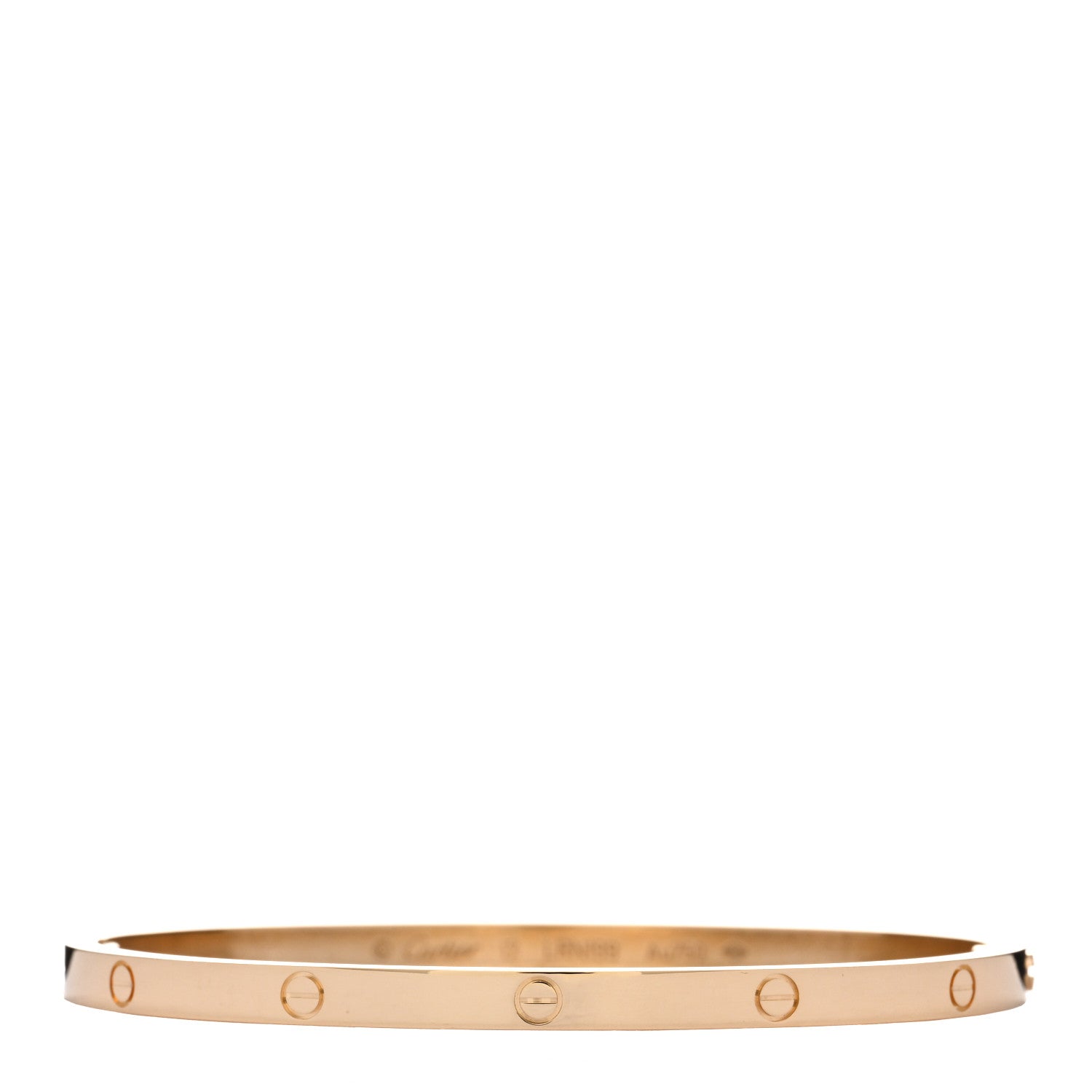 Cartier 18K Yellow Gold Small LOVE Bracelet 17 1 of 5