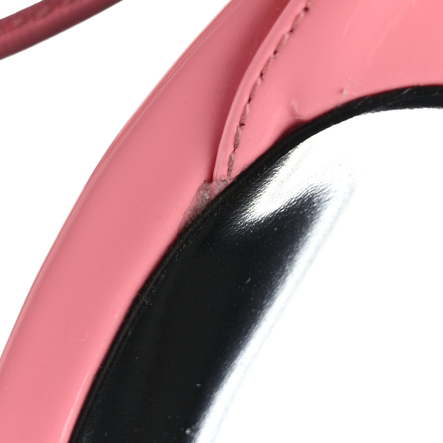 Gucci Vitello Vernice Soft Nappa Priscilla Ankle Cuff Pumps 40 Butterfly Pink 10 of 11