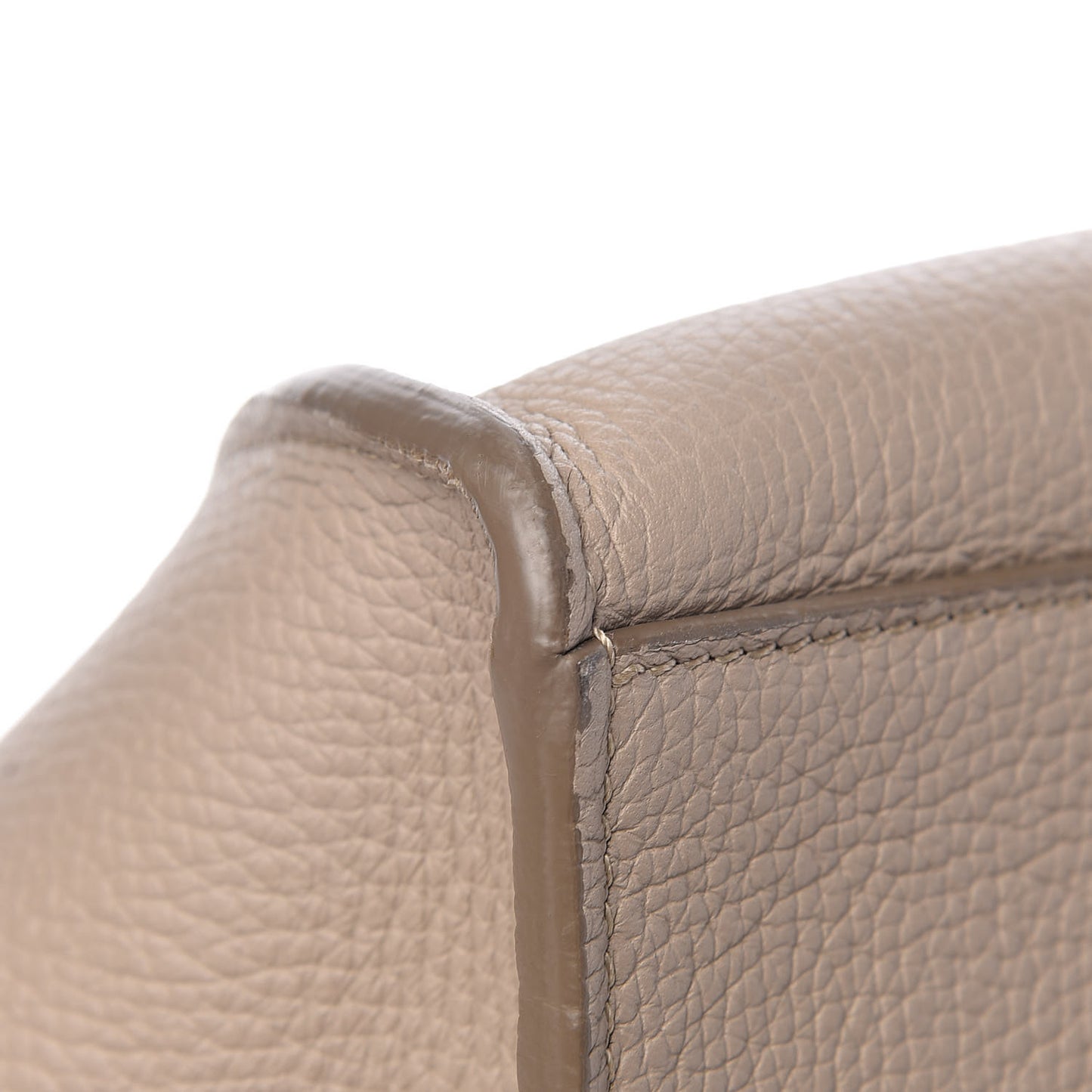 Supple Grained Calfskin Small Big Bag Light Taupe