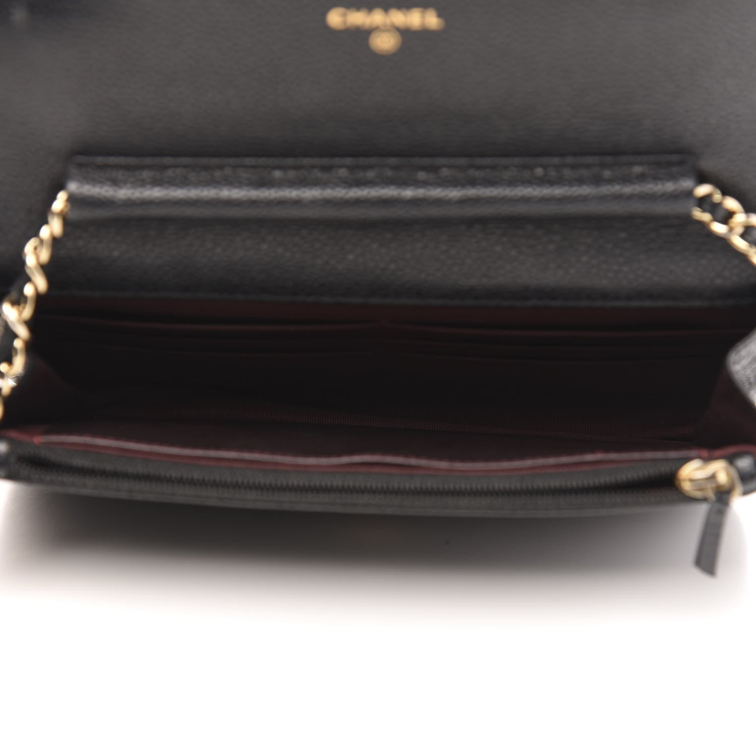 Chanel Caviar Quilted Wallet On Chain WOC Black 5 of 13