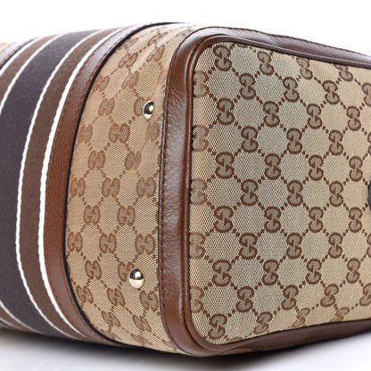 Gucci Monogram Web Medium Boston Dark Brown 13 of 13