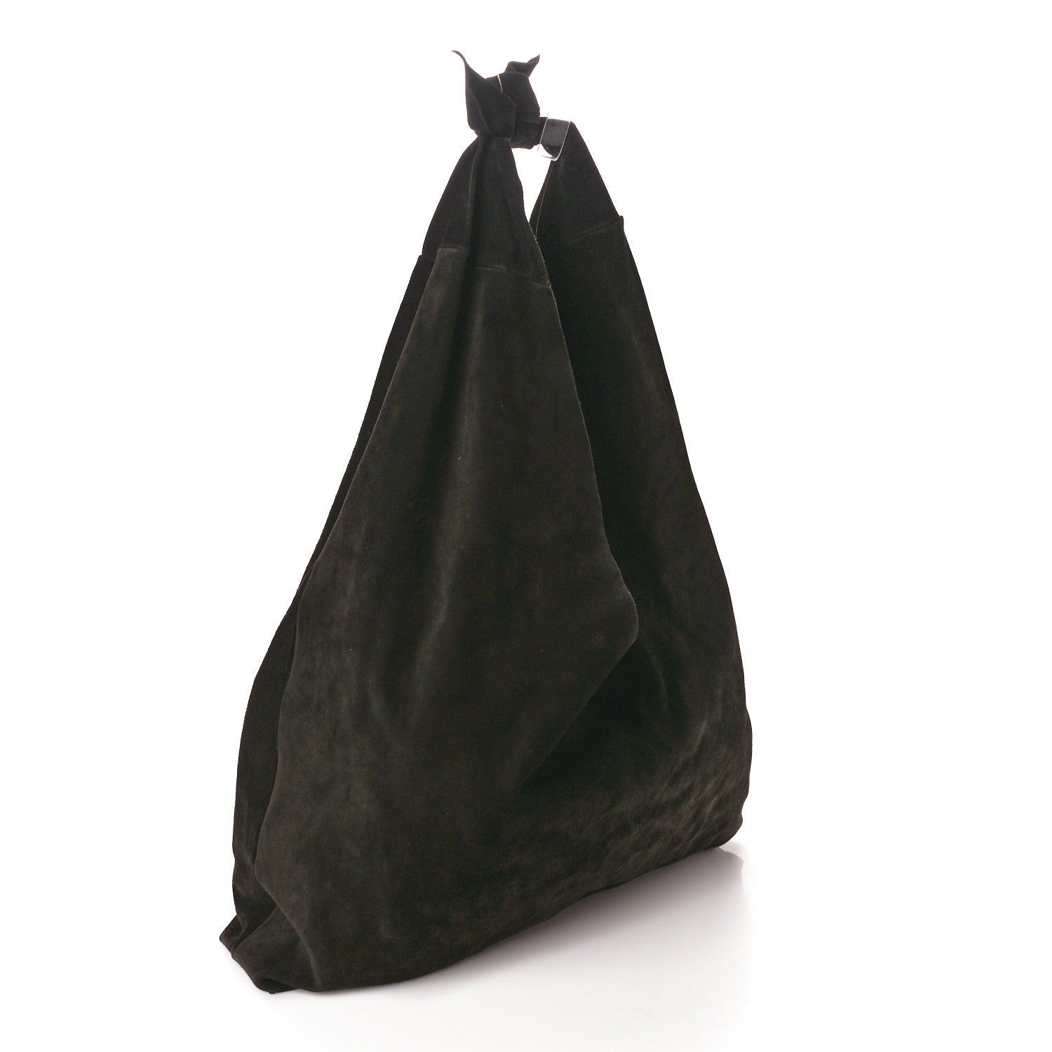 The Row Suede Bindle Bag Espresso 2 of 11