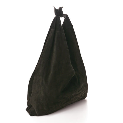 The Row Suede Bindle Bag Espresso 2 of 11