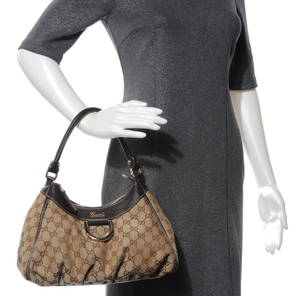 Gucci Monogram Medium D Gold Ring Hobo 2 of 8