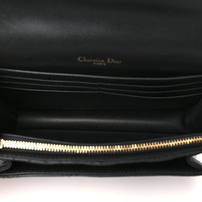 Christian Dior Lambskin Cannage Lady Dior Chain Pouch Black 5 of 10