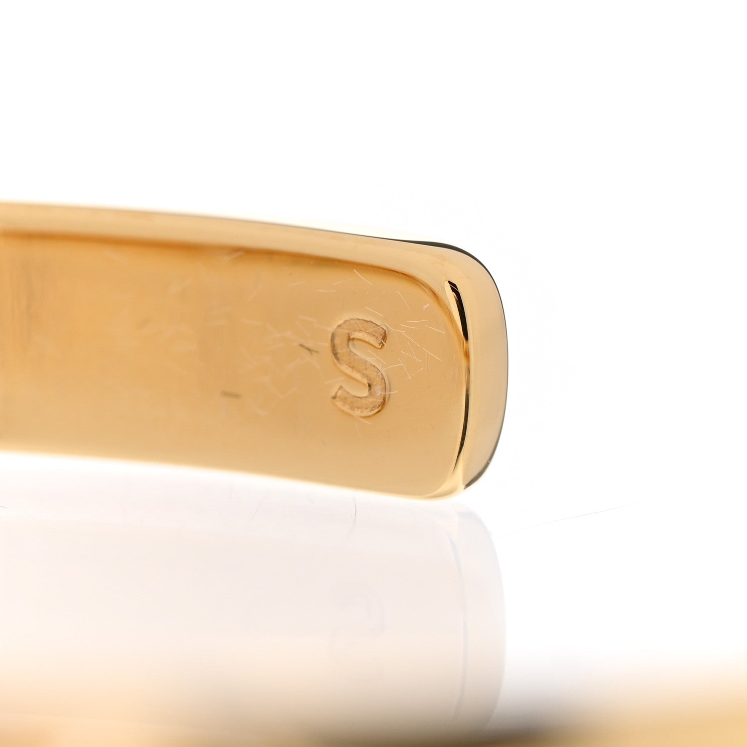 Fendi Metal Crystal F Is Fendi Bracelet S Gold 4 of 7