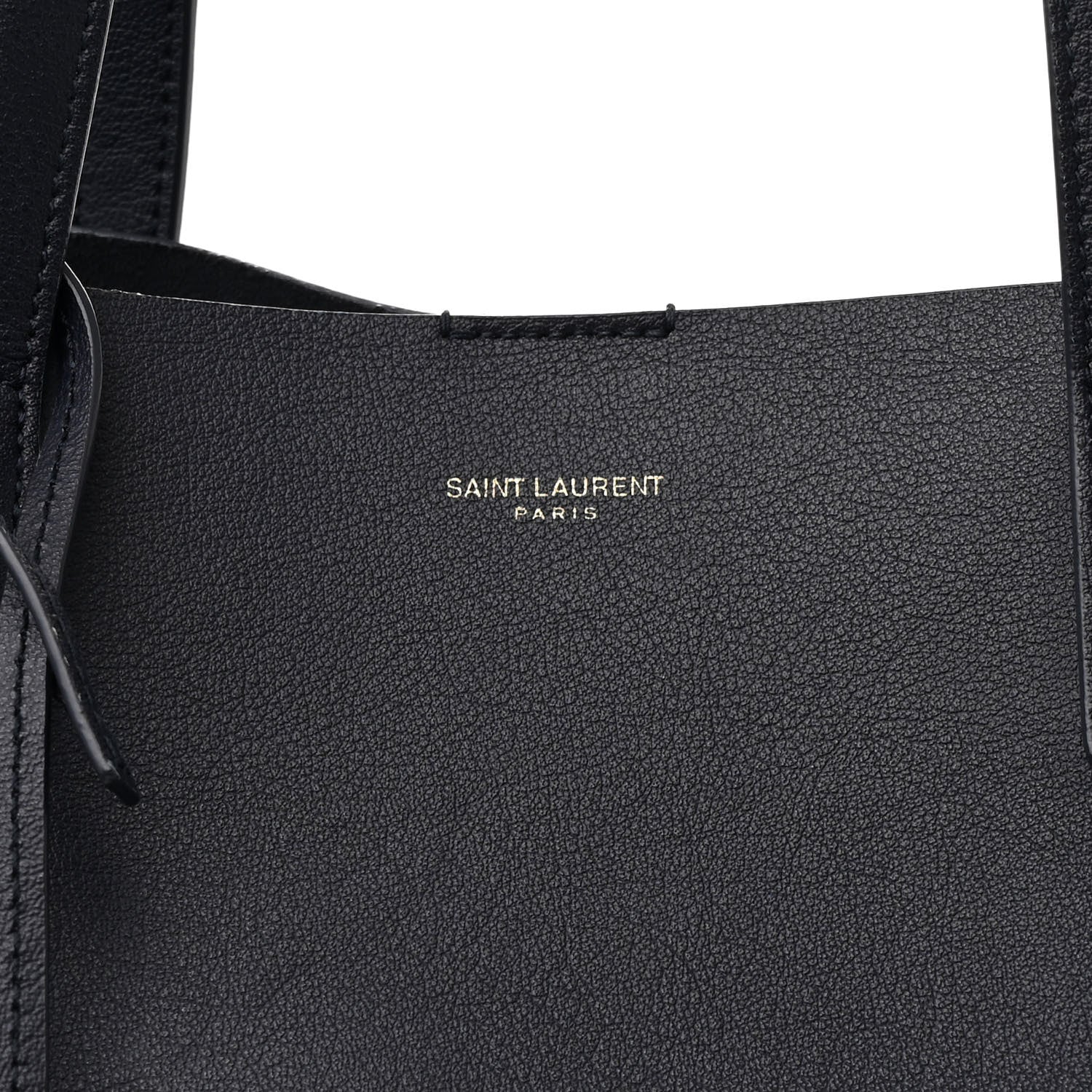 Saint Laurent Calfskin Large Shopping Tote Deep Marine 8 of 12