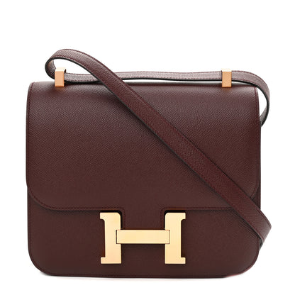 Hermes Epsom Constance 24 Bordeaux 1 of 11