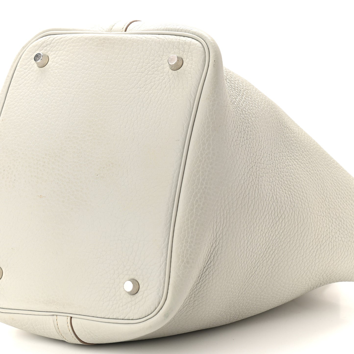 Taurillon Clemence Picotin Lock 22 MM Gris Perle