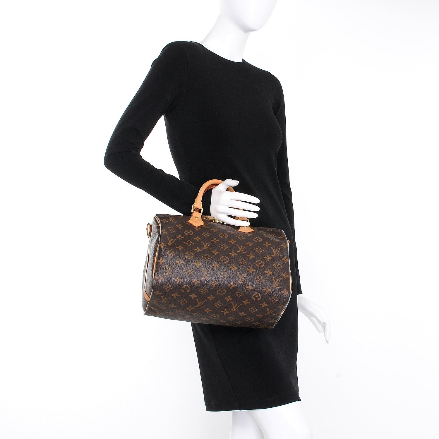 Louis Vuitton Monogram Speedy Bandouliere 30 3 of 10