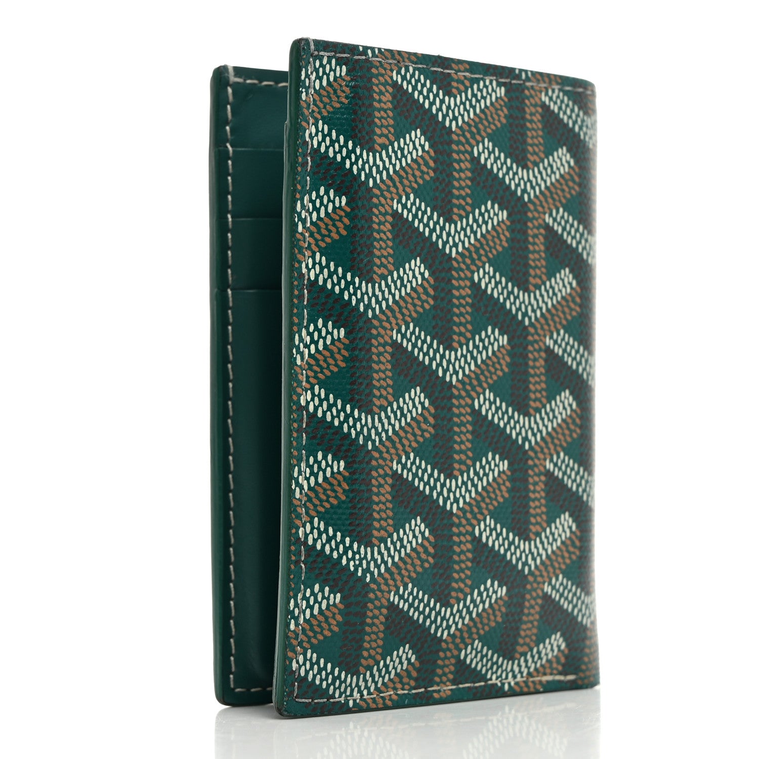 Goyard Goyardine Saint Pierre Card Holder Green 3 of 6