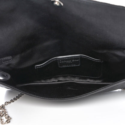 Christian Dior Satin Cannage Lady Dior Convertible Clutch Black 6 of 8
