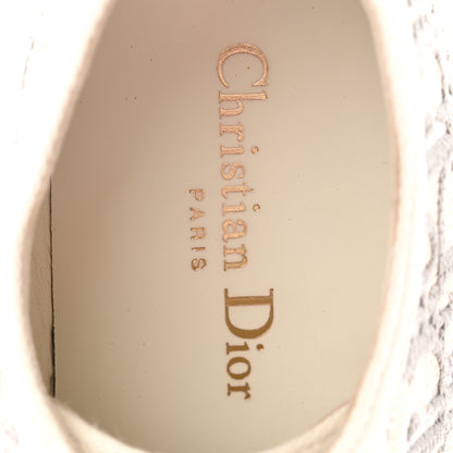 Christian Dior Canvas Oblique Walk'N'Dior Low Top Platform Sneakers 36.5 Grey Stone 8 of 9
