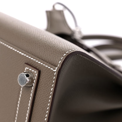Hermes Epsom Birkin Sellier 25 Etoupe 9 of 12