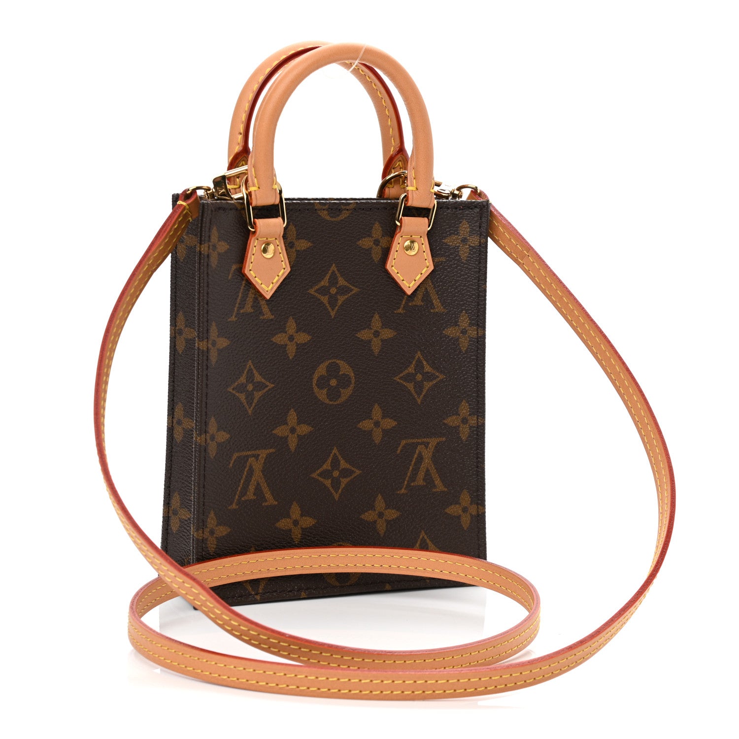 Louis Vuitton Monogram Petit Sac Plat 3 of 9
