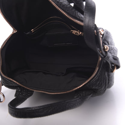 Alexander Wang Pebbled Lambskin Rockie Black Rose Gold Hardware 5 of 10