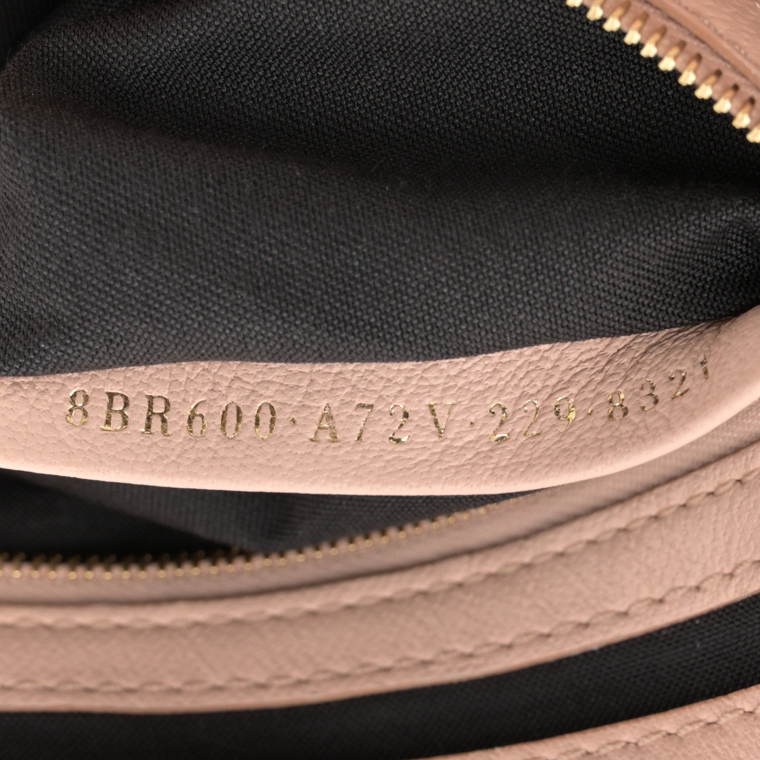 Fendi Nappa FF 1974 Embossed Baguette Rosa Quarzo 7 of 10